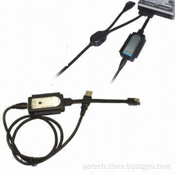 USB 2.0 to IDE/SATA HDD Adapter Cable, 3-in-1 USB IDE SATA